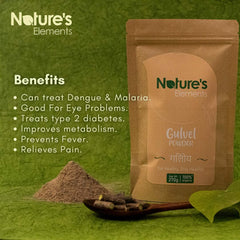 Nature's Elements Gulvel Giloy Powder Guduchi Tinospora Cordifola Helps Boost Immunity, Classical Medicine Is An Ultimate Answer To All Health Anomalies | 270gm 0.5lbs