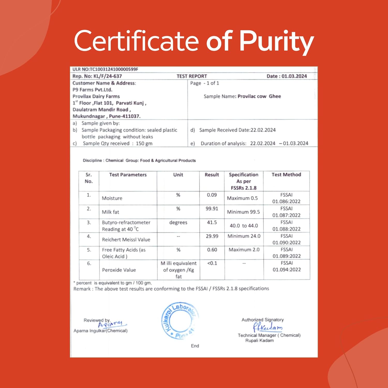 Natural Premium A2 Desi Cow Ghee By Provilac | Good Source Of Vitamin A, Delicious & Nutritious Healthy Desi Ghee | (500ml) 16.9 Ounce | Jar Pack