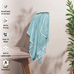 Housse Premium Soft Microfiber Embroidery Bath Towel 350 Gsm | Soft Absorbent Quick-Drying Sweat Towel (Fluroescent)