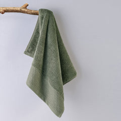 Spread Spain Hand Towels 500 Gsm | Micro Modal Large Size Highly Absorbent Soft Quick Dry Hand Towel (Green) - 2 Pcs