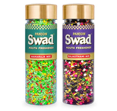 Panjon Swad Maharaja Mix & Rajasthani Mix 450gm, (225gm *2 Bottles)