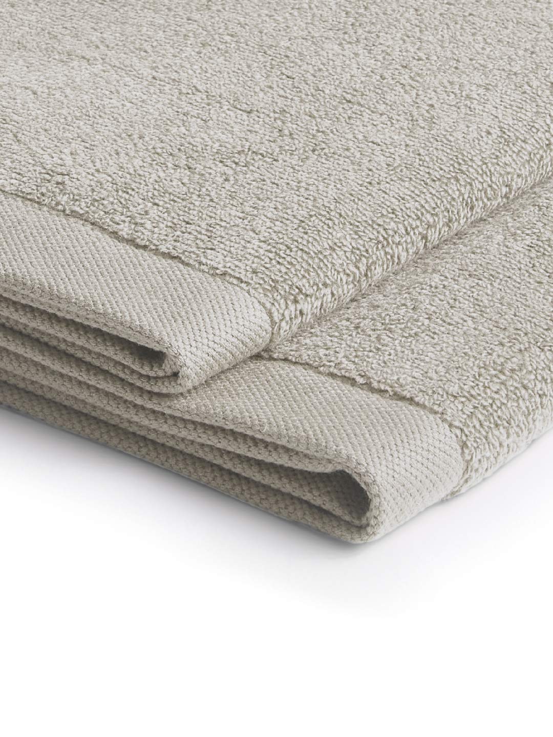 Ddecor Cotton Hand Towel 400 Gsm - Pack Of 2 (Grey)
