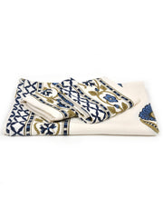 Mafatlal Madhuban 1 Bath & 2 Hand Towels 700 Gsm | Premium Waffle Weave (Porcelain) - 3 Pcs
