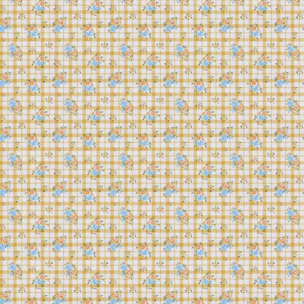 King Size Pure Cotton Bedsheet With 2 Pillow Covers | 108 X 108 Inches, Yellow & White | Perfect For Gifting On Weddings, Housewarmings, Or Anniversaries