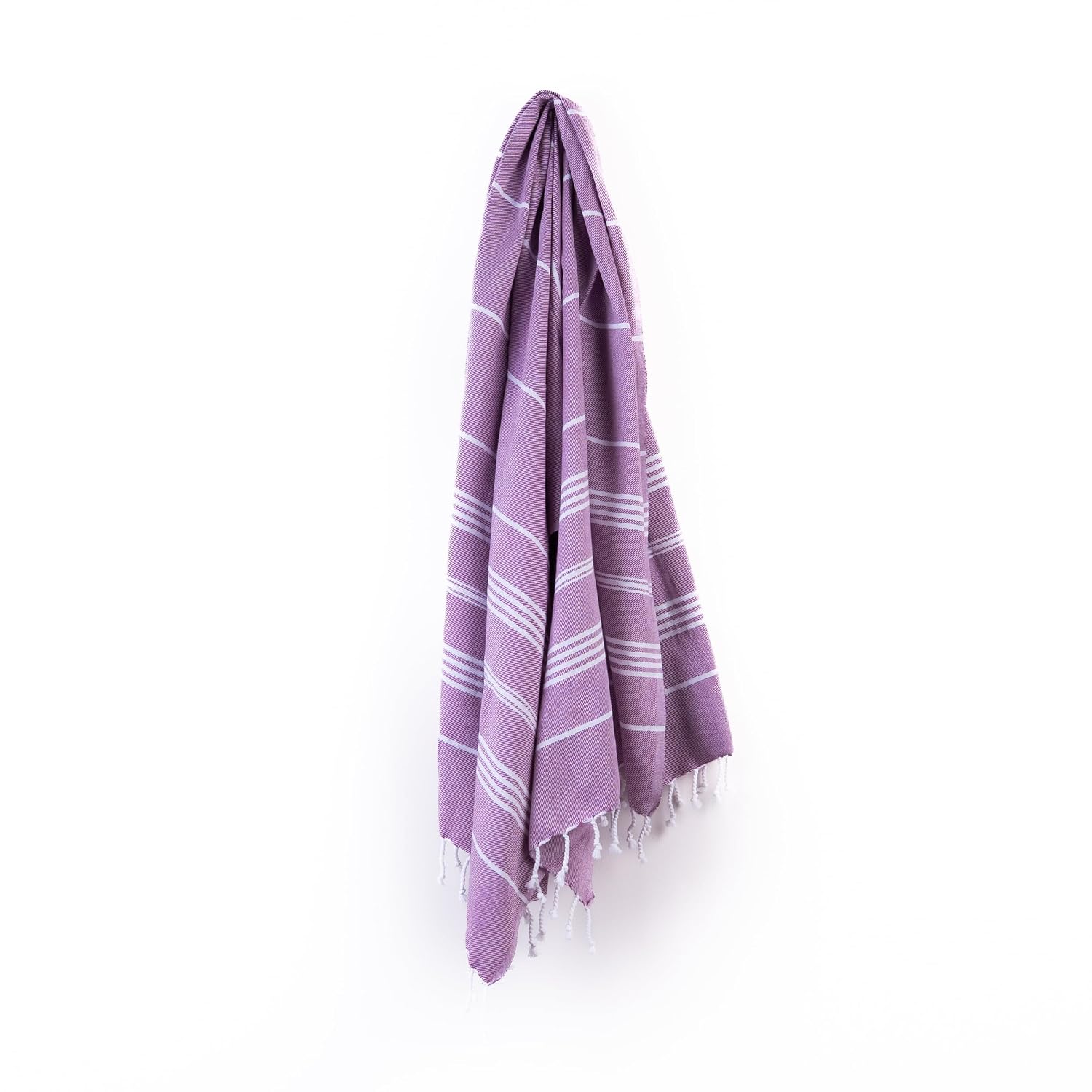 Haber Premium Basic Large Size 100% Cotton Towel 300 Gsm | Soft, Absorbent & Comfortable Quick Dry Bath Towels - Dew Purple (1 Pcs)