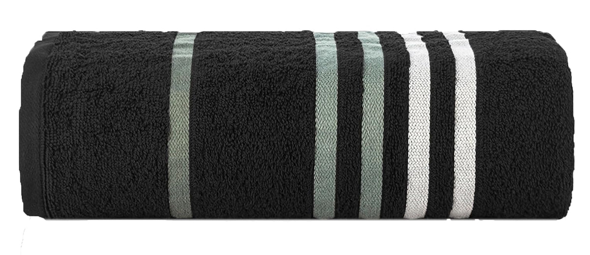 Casa Copenhagen Egyptian Cotton Exotic 1 Pcs Large Bath Towel 500 Gsm (Black)