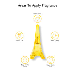 Sweet Heart Yellow Paris Tower Eau De Parfum 40ml 1.3 Fl.oz.