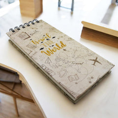 To Do List Notepad, Daily Planner Diary, Pages 129, Birthday Return Gift (Travel the World) 1Pc