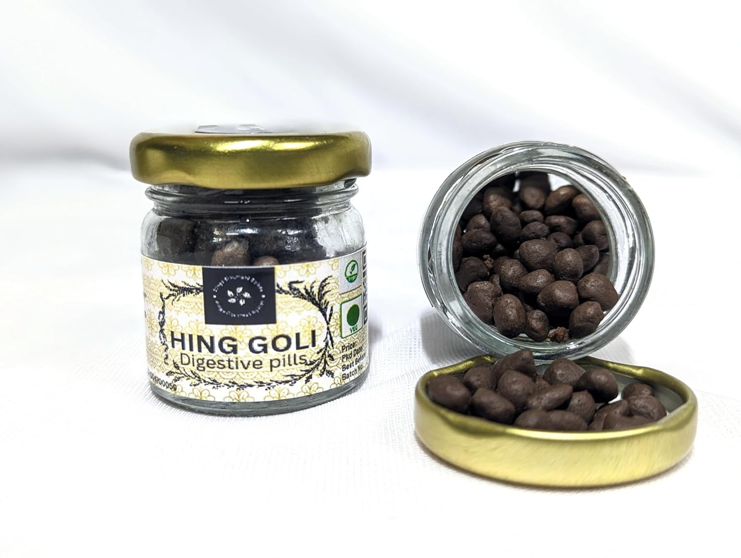 Kings Gourmet Spices Hing Goli 60gm, | Jar Pack