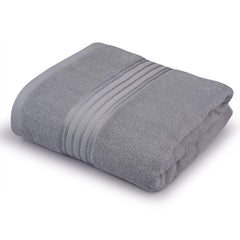 Himêya 100% Cotton Bath Towels 380 Gsm | Large Size Bath Towel For Men & Women (Grey)