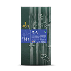Luxmi Estates Blue Hills Black Tea - 50gm, 1.7 Ounce, 25 Tea Bags | USDA Certified Organic Herbal Tea - Strong Assam Flavor | Additives Free, High Caffeine Black Tea