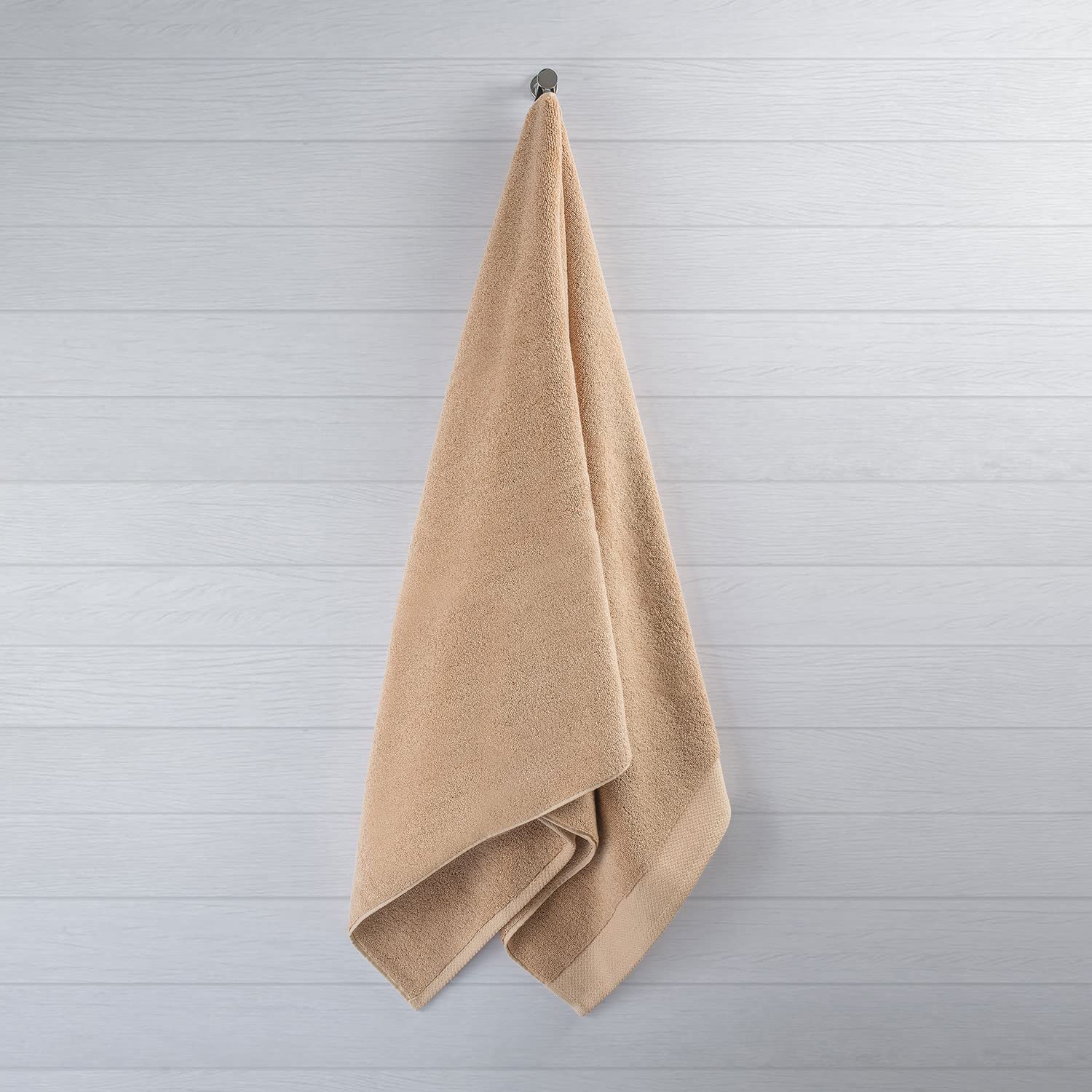 Spread Spain 100% Cotton Bath Towels 500 Gsm | Resort Bath Towel, Super Absorbent & Soft Bath Towel Large Size For Men & Women (Beige)