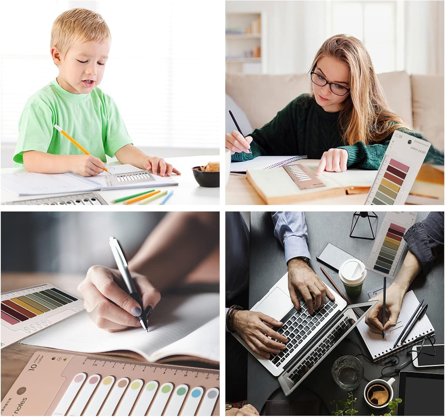 Doted Sticky Notes, Colorful Dotted Memo Stickers, Stationary Desk Accessories - 200 Pcs