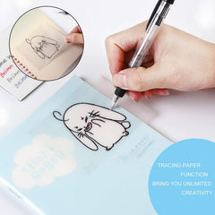 600 Pcs Transparent Sticky Notes Pad, Sticky Notes For Books Message Reminder, 12 Packs, White
