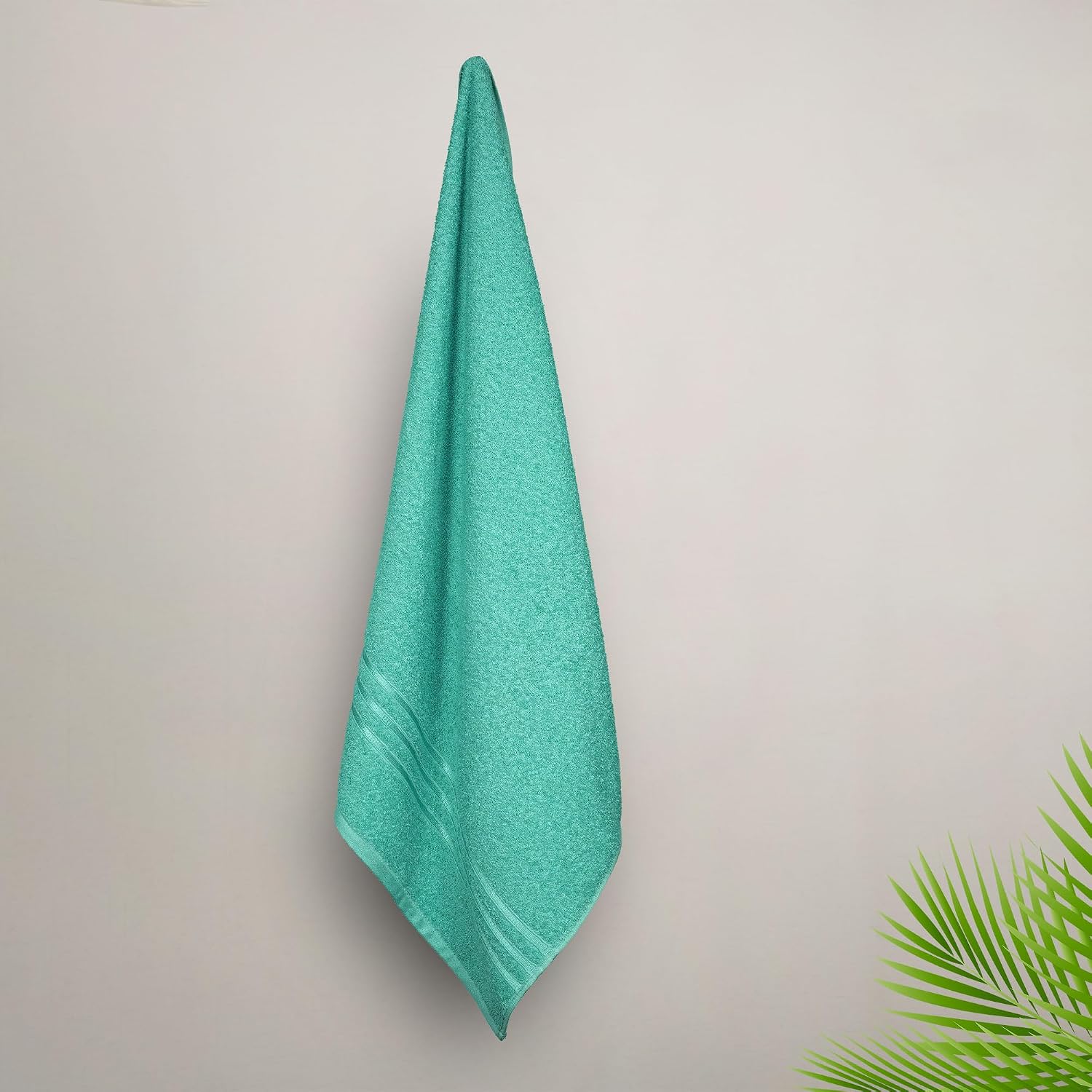 Mytrident 100% Cotton Bath Towel 400 Gsm | Comfort Living Quick Drying Travel Friendly | For Men & Women Large Size (Sea Green)