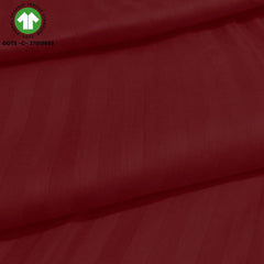 Cotton Flat Bedsheet For Queen With 2 Pillow Cover - 90 X 108 Inches, Maroon | Ideal For Everyday Use Bedsheet - 300 Thread Count