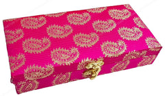 Decorative & Attractive Box Cash Box, Shagun Box, Jewellery Box, Money Box Envelop Wedding, Gift Box, Bangel Box Potli Design, Colour - Pink