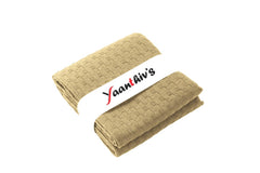 Yaanthiv'S Unisex Bath Towel Waffle Light Weight Quick Dry Towel For Bath, Travel, Gym, Beach, Pool, & Yoga 500 Gsm (Beige)