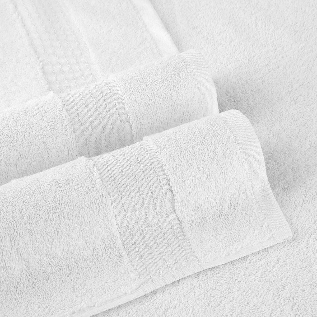 Tiqh 100% Organic Cotton Bath Towel 600 Gsm | Highly Absorbent & Quick Dry Extra Large Bath & Beach Jumbo Bath Sheet Oversized Bath Towel Extra Large (White)