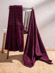 Damensch 100% Cotton Towel 200 Gsm | Super Soft Towels For Bath Large Size, Ultra Absorbent, Quick Dry Towel For Women & Men (Midday Maroon)