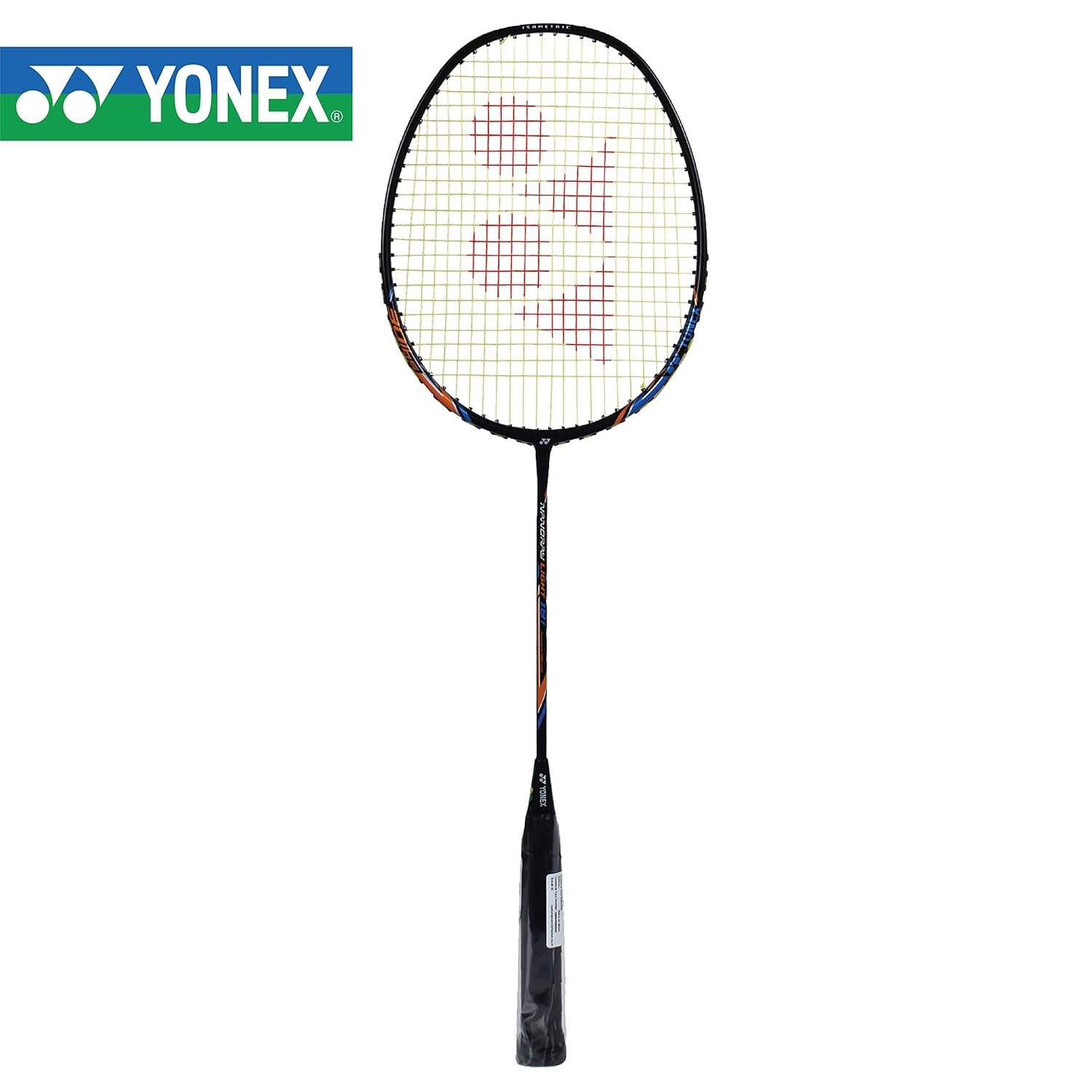 Yonex NANORAY LIGHT 18i Graphite Badminton Racquet With Full Cover 77 Grams, 30 Lbs Tension, Colour - Black, Grip Size - G4