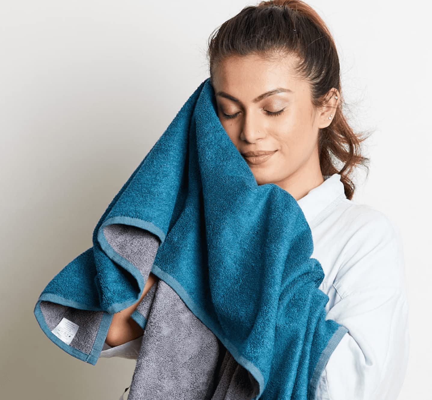 Doctor Towels World'S First Banana Terry Bath Towel 500 Gsm | Australian Formulated Antibacterial-Treated, Dual-Side For Face & Body, High Absorbent, Odor Free, Super Soft (Dutch Teal)