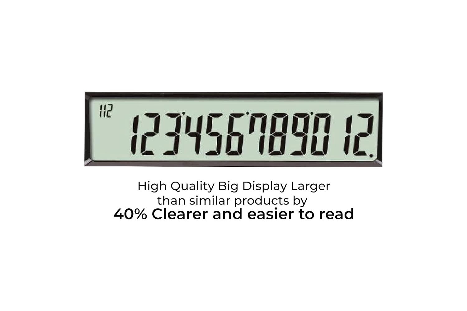 Bambalio Bl-777 Electronic Calculator (Black) 3 Years Warranty | 12 Digits-large Display