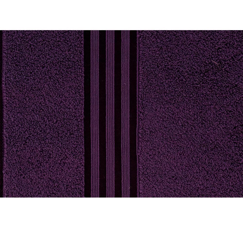 Casa Copenhagen Egyptian Cotton Zero Twist Large Bath Towel 500 Gsm (Dark Purple)