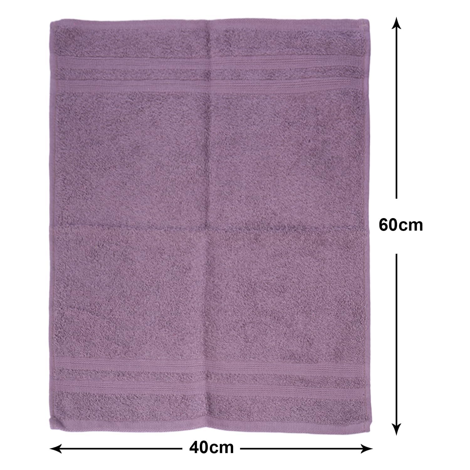 Kuber Industries Cotton Hand Towel 2400 Gsm | Super Soft, Quick Absorbent & Anti-Bacterial Gym & Workout Towels - Purple & Green (12 Pieces)