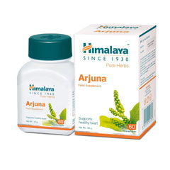 Himalaya Pure Herbs Arjuna Food Supplement Supports Heart | 60 Tablets 50gm 0.1lbs