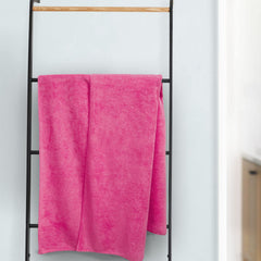 Sassoon Venir Microfiber Bath Towel 350 Gsm | Ultra Soft Material, Towel Medium Size For Women (Coral Pink)