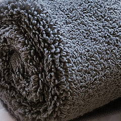 Spread Spain 100% Cotton Face Towel 600 Gsm | Roman Face Towel Super Absorbent Soft & Quick Dry Towels (Charcoal Grey) -Set Of 2