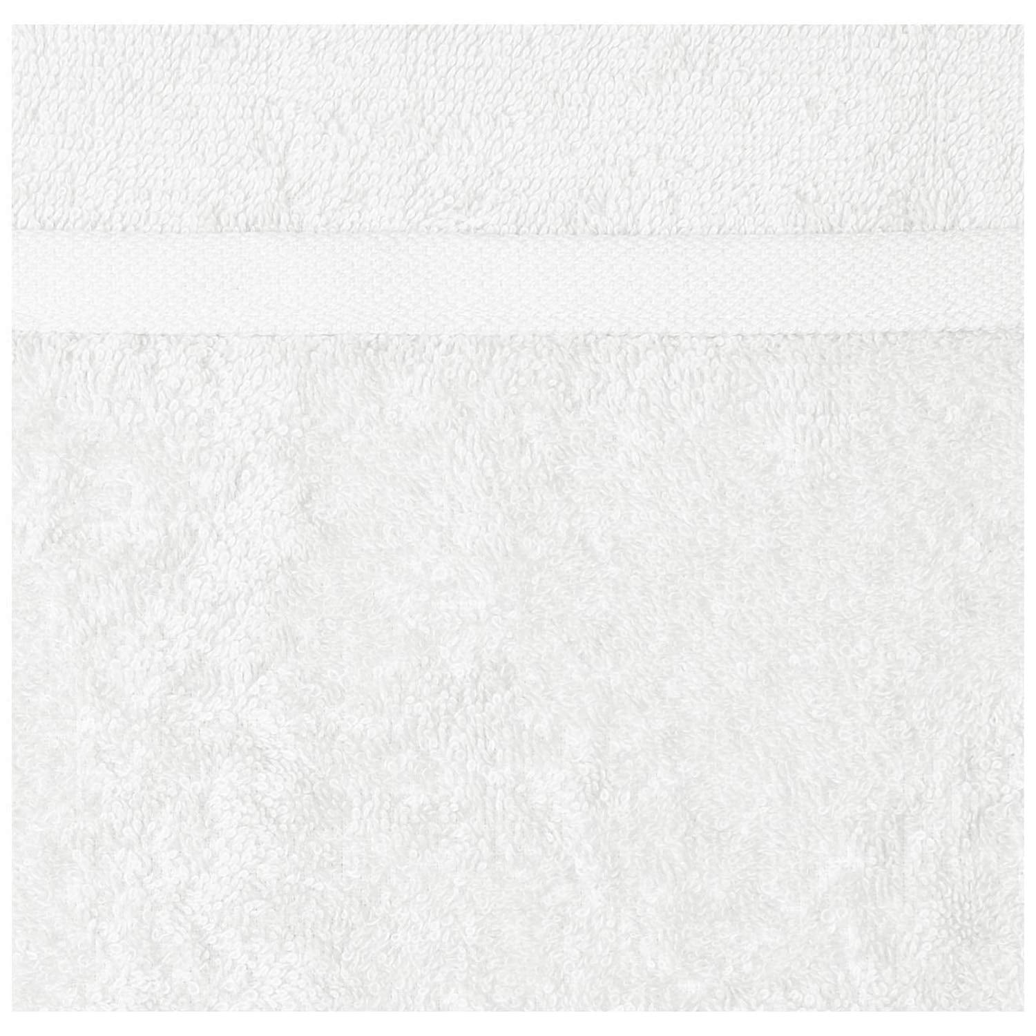 Kuber Industries Cotton Bath Towel 400 Gsm | Super Absorbent Bath Towel For Men & Woman Lightweight & Odour Free (White)