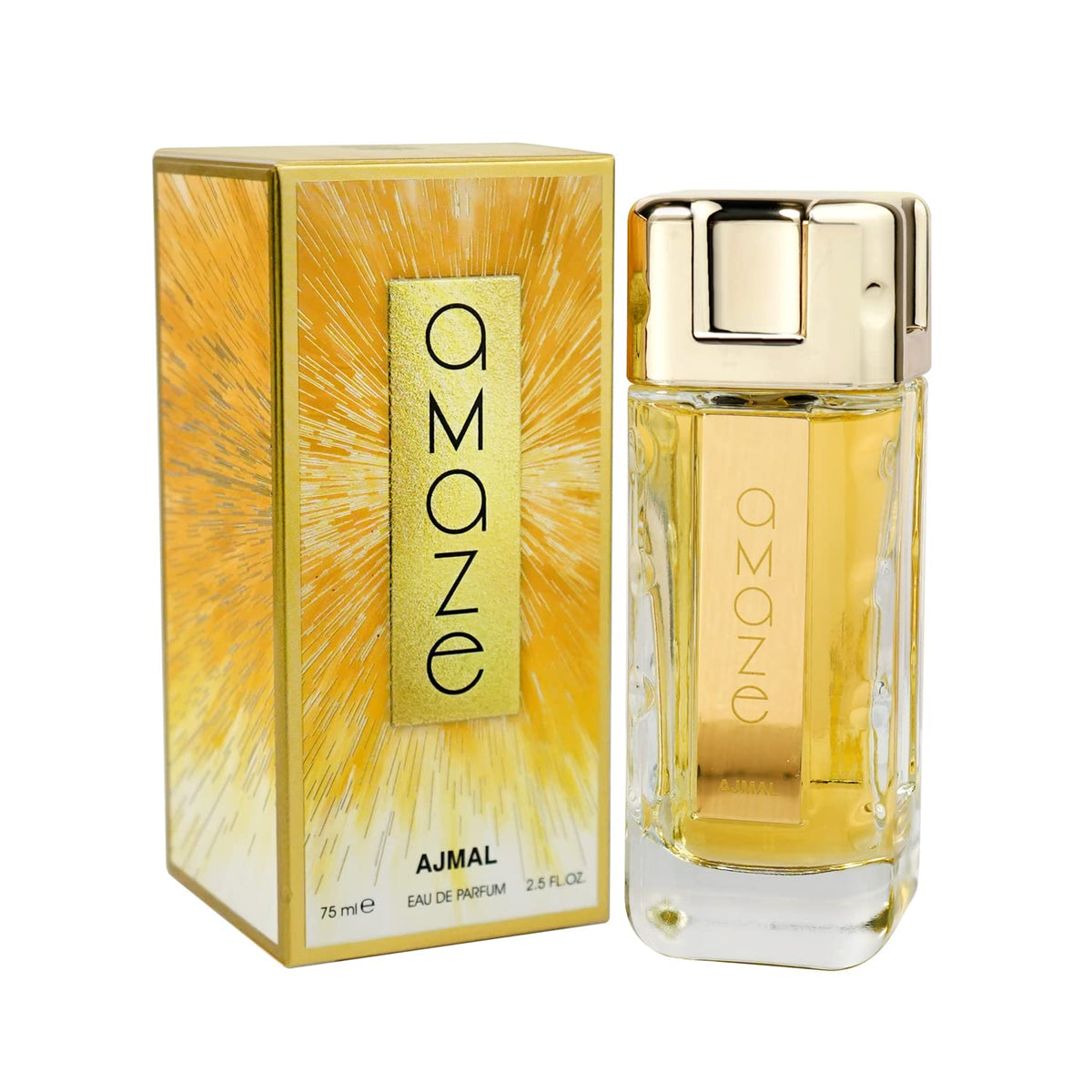 Ajmal Amaze Eau De Perfume Long Lasting Woody  75ml 2.5 Fl.oz. | Perfect Gift For Women