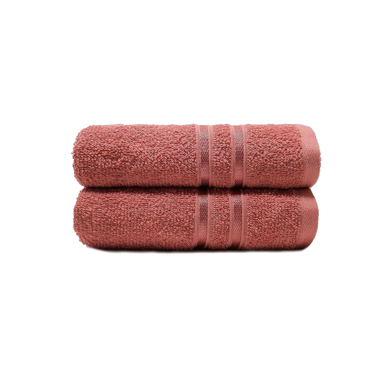 Home Elegance Comfort Living Hand Towel 200 Gsm (Apple Red)- Pack Of 2