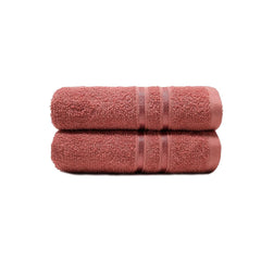 Home Elegance Comfort Living Hand Towel 200 Gsm (Apple Red)- Pack Of 2