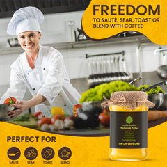 Premium A2 Gir Cow Ghee By Village Organica | Good Source Of Healthy Desi Cow Ghee Perfect For Diet | (500ml) 16.9 Ounce | Jar Pack