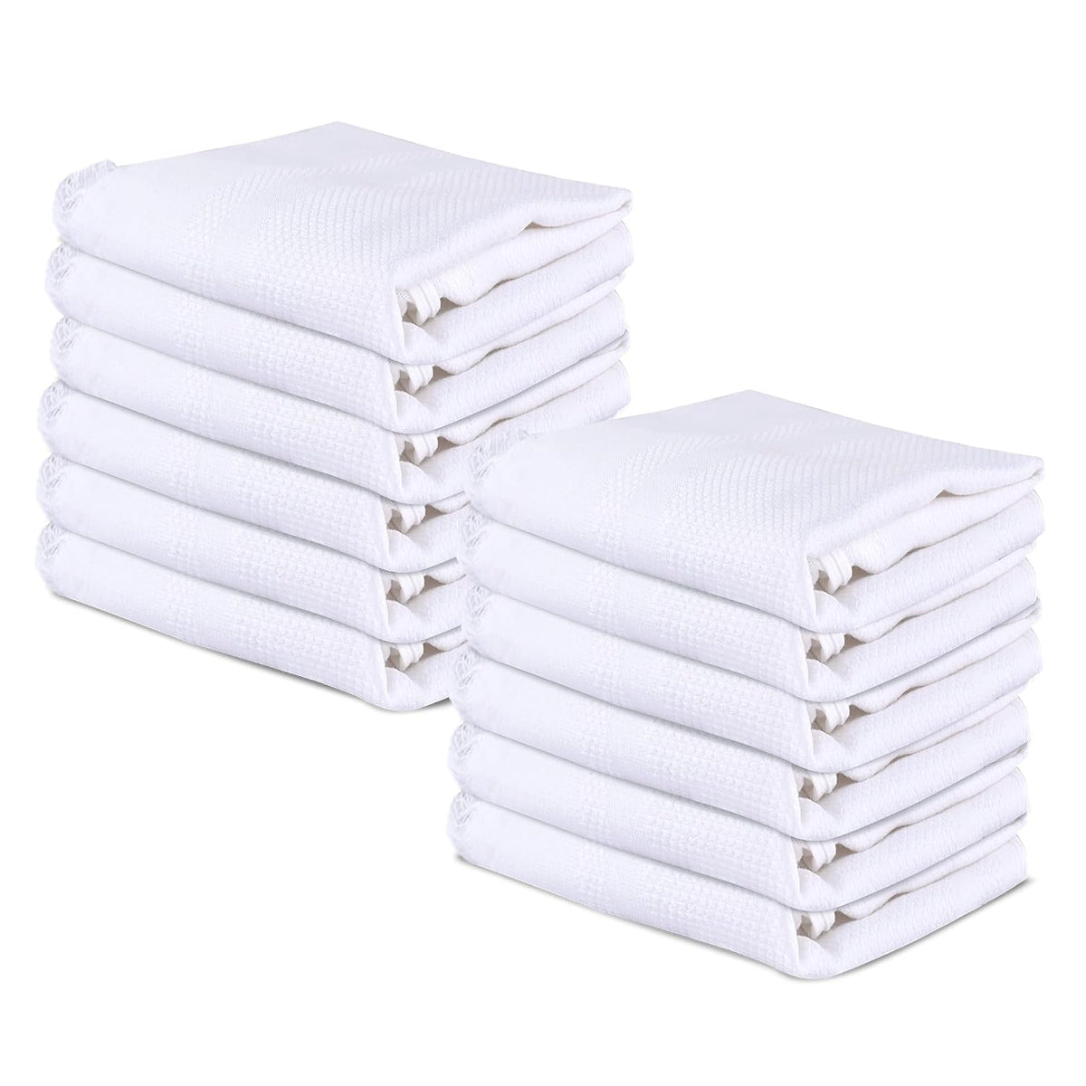 Kuber Industries Face Towel 200 Gsm | Cotton Easily Washable Travel Friendly Pocket Towels & Gym Napkins | Pack Of 12 (White)