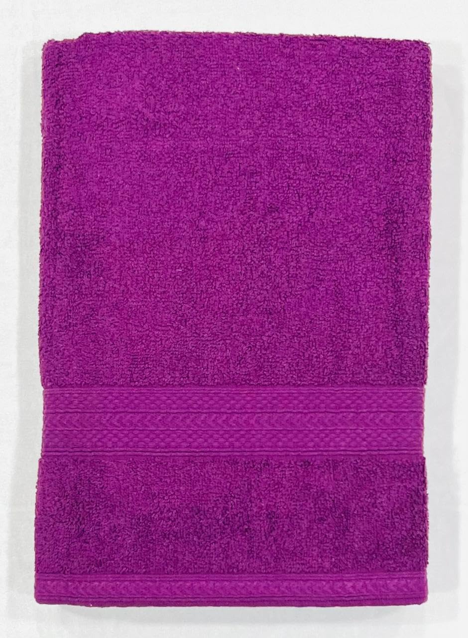 Bombay Dyeing Tulip Small Size Bath Towel 500 Gsm (Wine)