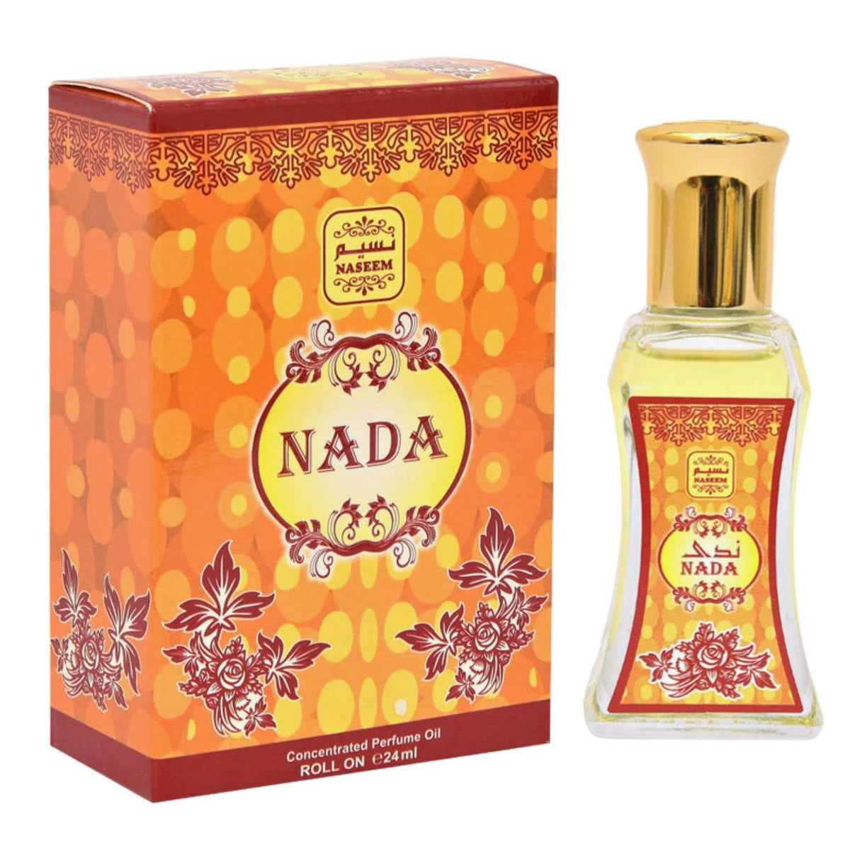 Naseem Nada Concentrated Perfume Oil Roll On Attar 24ml 0.8 Fl.oz. Arabian Fragrance For Women | Alcohol Free