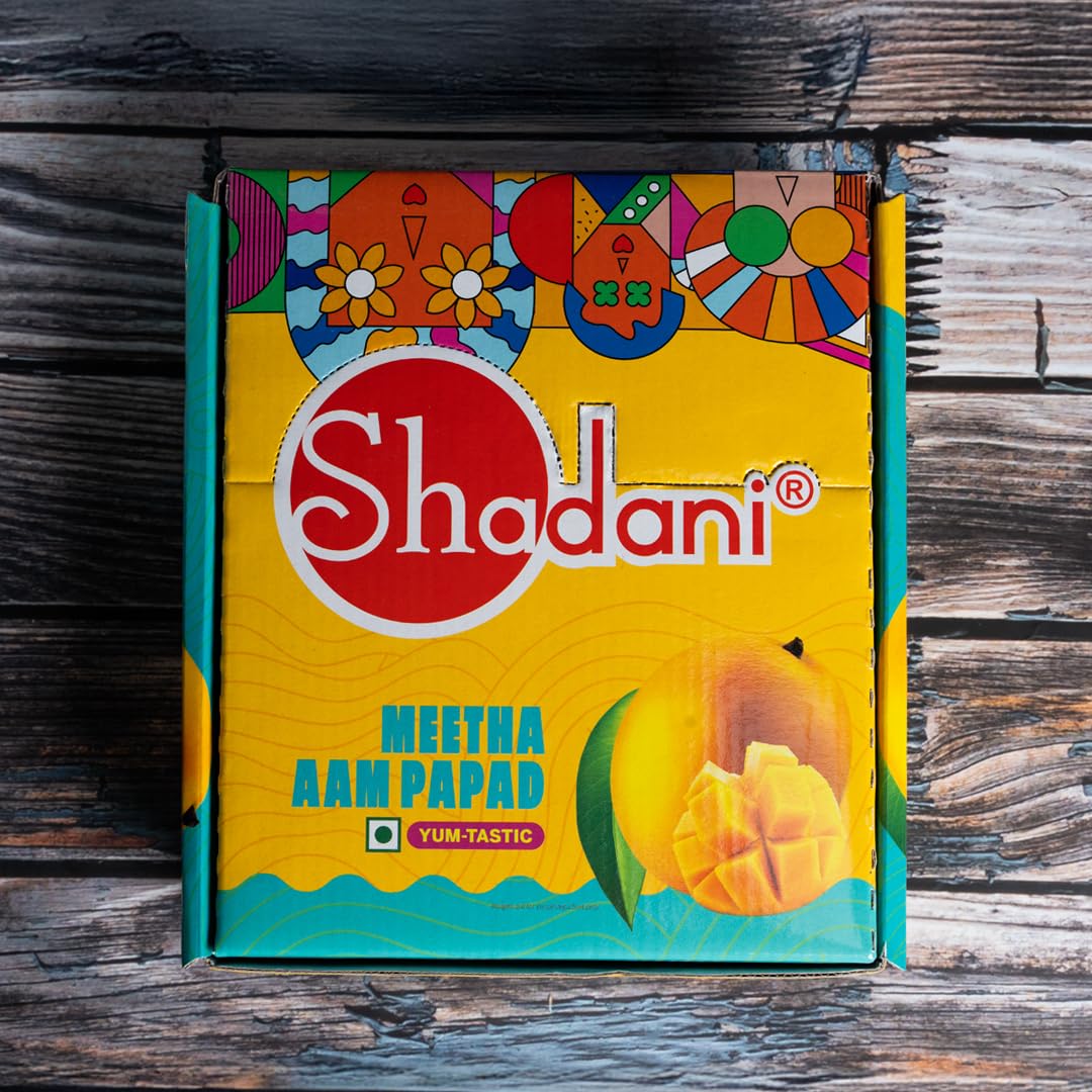 Shadani Meetha Aam Papad, Sweet & Sour Mango Relish (Meetha) 600gm,
