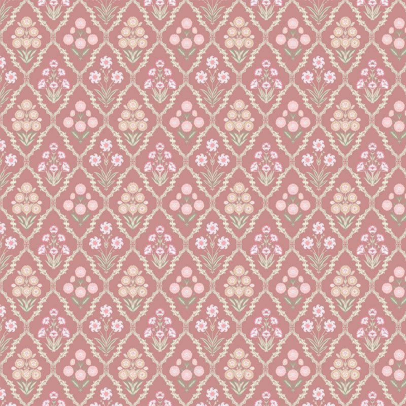 Cotton Elastic Fitted Printed Queen Size Double Bed Bedsheet With 2 Pillow Cover | 60 X 78 Inches, Pink - Soft Touch, Wrinkle Resistant, Skin Friendly