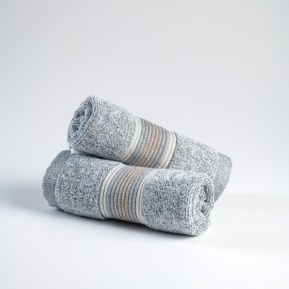 Spread Spain Water & Soil Face Towel 300 Gsm | Luxurious Blend Of Cotton & Bamboo Fiber Face Towel Ultra-Absorbent, Quick-Drying & Skin-Friendly (Denim) - Pack Of 2