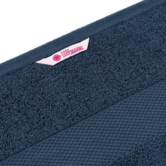 Casa Copenhagen Egyptian Cotton Exotic Hand Towel 400 Gsm (Navy)- 2 Pcs