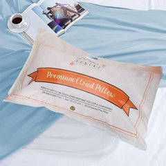 Microfiber Premium Pack Cloud Pillow - 16 X 24 Inch Size, Vacuum Pack | White Pillow, Washable, Bed Pillow, For Adjustable Pillow - Pack Of 4