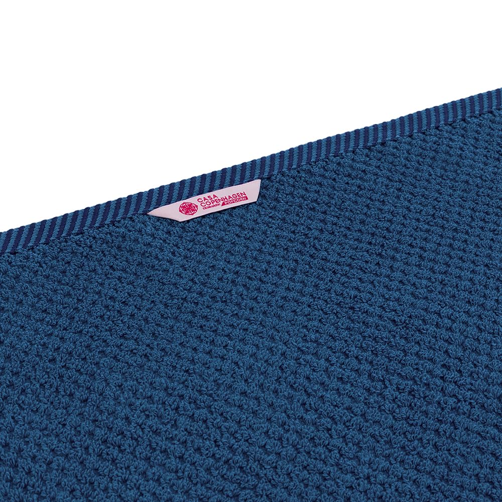 Casa Copenhagen Egyptian Cotton Exotic Hand Towel 400 Gsm (P Navy)- 2 Pcs