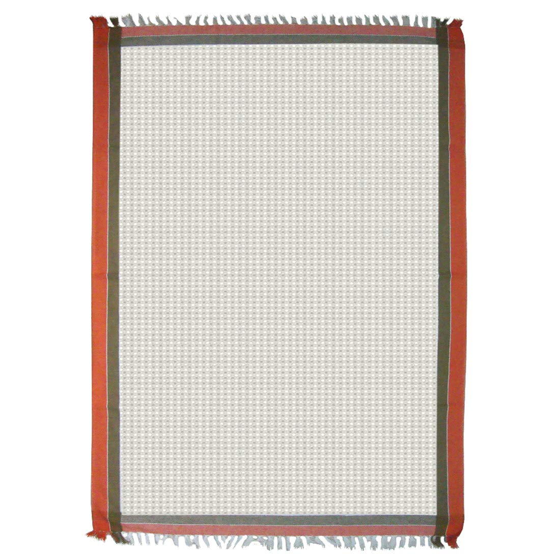Athom Living Light Weight Cotton Premium Waffle Border Bath Towel | Pack Of 4 Multi4