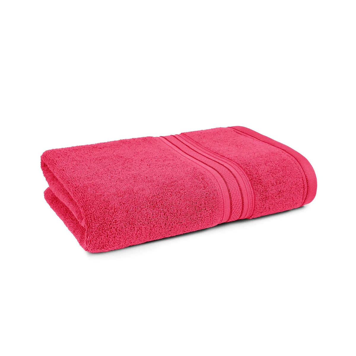 Mytrident Cotton Bath Towel 525 Gsm | For Men & Women Classic Towel 100% Cotton Bath Towel (Virtual Pink)