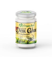 Premium Original Desi Ghee By Organo Mart | Rich Aroma Danedar Ghee Supports Digestion & Immunity Good For Health | (400ml) 13.5 Ounce | Jar Pack