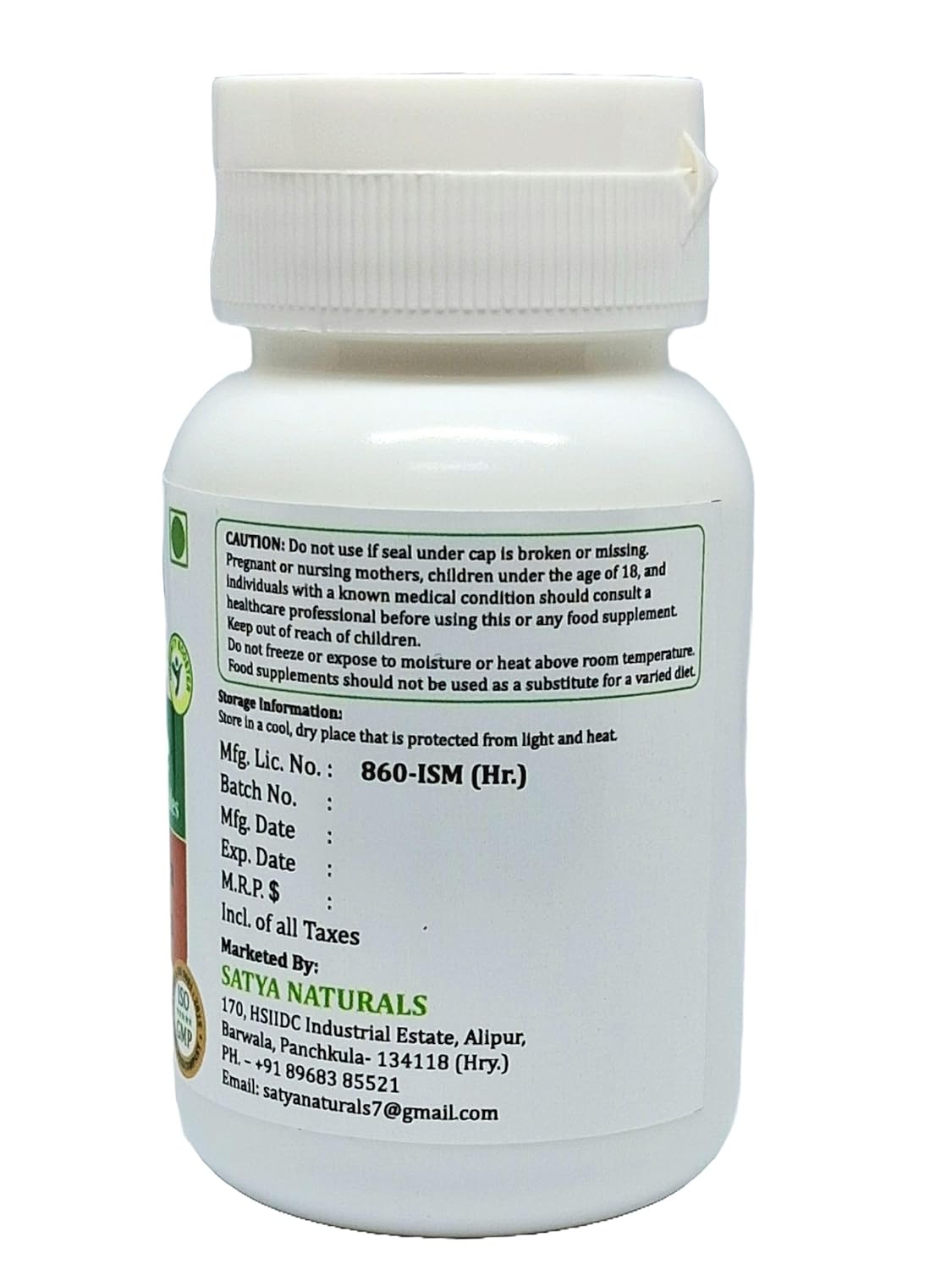 Satya Naturals Tinospora Cordifolia Giloy, Guduchi Extract Capsules, Highest Potency, 100% Herbal Product | 500mg 60 Capsules 100gm 0.2lbs